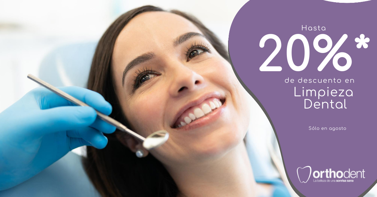 20 de descuento limpieza dental con Orthodent
